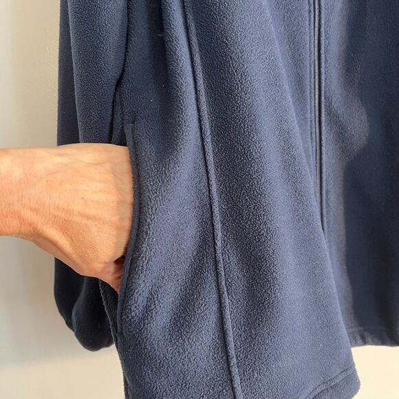 Russel Athletic Team Issue Notre Dame Fleece Large Zip-Up Vtg embroidered pocket - Picture 8 of 14